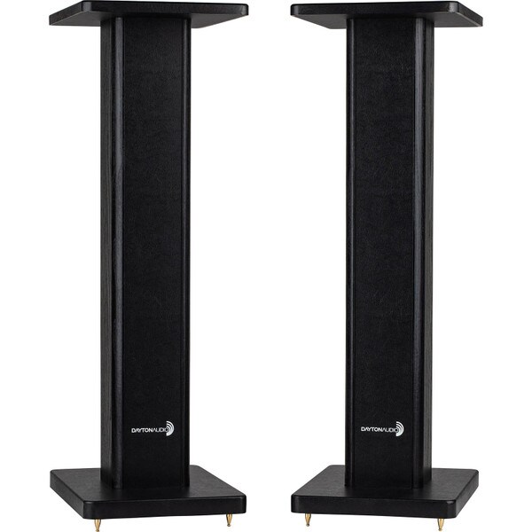 Main product image for Dayton Audio SSWB28B 28" Universal Wood Speaker Stand Pair, Black240-742